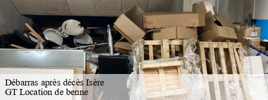 Débarras après décès 38 Isère GT Location de benne