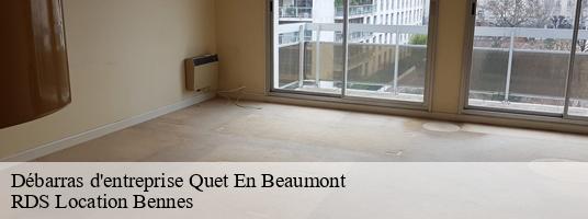Débarras d'entreprise quet-en-beaumont-38970 RDS Location Bennes