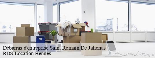 Débarras d'entreprise saint-romain-de-jalionas- RDS Location Bennes