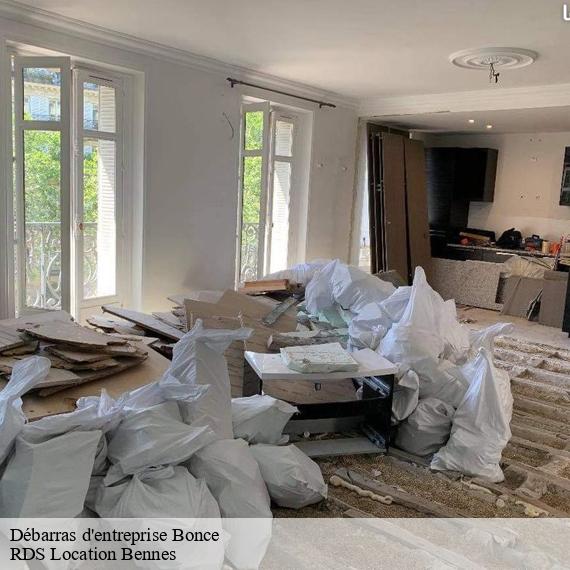Débarras d'entreprise  bonce-38290 RDS Location Bennes 