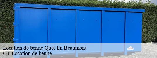 Location de benne quet-en-beaumont-38970 GT Location de benne