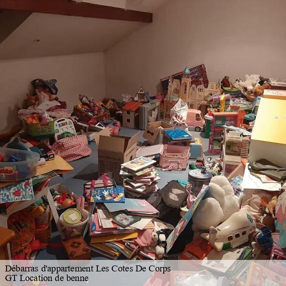 Débarras d'appartement les-cotes-de-corps-38970 GT Location de benne