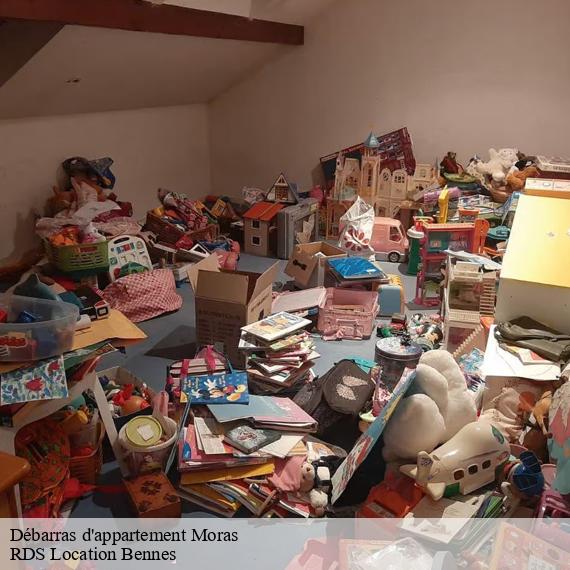 Débarras d'appartement moras-38460 RDS Location Bennes
