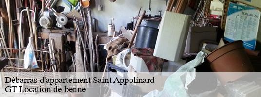 Débarras d'appartement saint-appolinard-38160 GT Location de benne