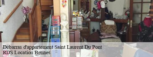 Débarras d'appartement  saint-laurent-du-pont-38380 RDS Location Bennes 