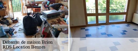 Débarras de maison brion-38590 RDS Location Bennes