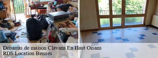 Débarras de maison clavans-en-haut-oisans-38142 RDS Location Bennes