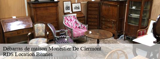 Débarras de maison monestier-de-clermont- RDS Location Bennes