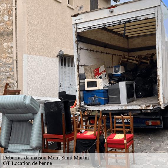 Débarras de maison mont-saint-martin-38120 GT Location de benne