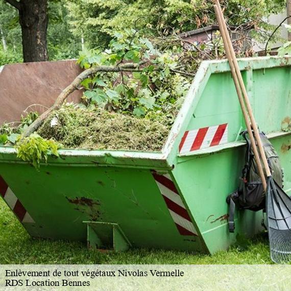 Enlèvement de tout végétaux  nivolas-vermelle-38300 RDS Location Bennes 