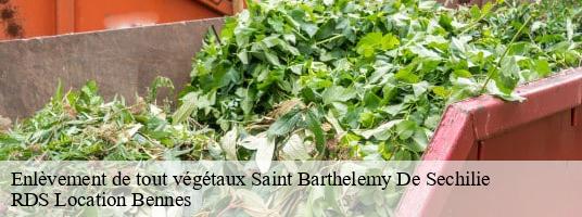 Enlèvement de tout végétaux saint-barthelemy-de-sechilie- RDS Location Bennes