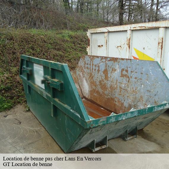 Location de benne pas cher lans-en-vercors-38250 GT Location de benne