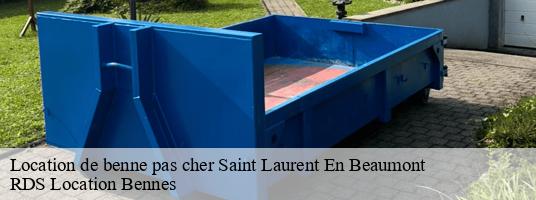Location de benne pas cher saint-laurent-en-beaumont- RDS Location Bennes