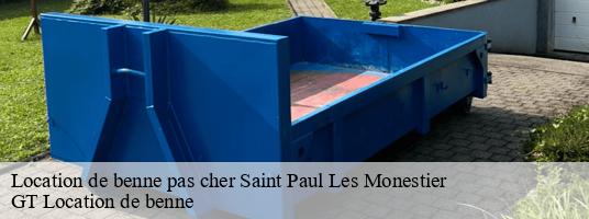 Location de benne pas cher saint-paul-les-monestier-38650 GT Location de benne