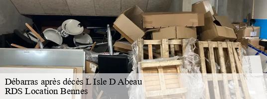 Débarras après décès  l-isle-d-abeau-38080 RDS Location Bennes 