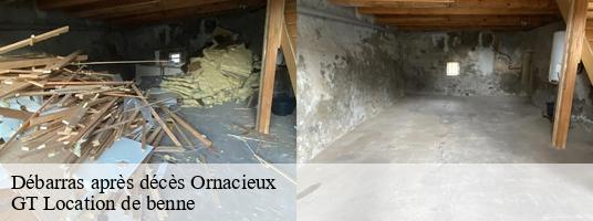 Débarras après décès ornacieux-38260 GT Location de benne