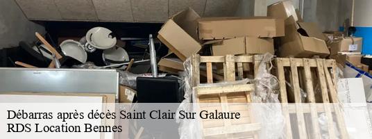 Débarras après décès  saint-clair-sur-galaure-38940 RDS Location Bennes 