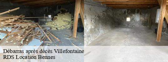 Débarras après décès  villefontaine- RDS Location Bennes 