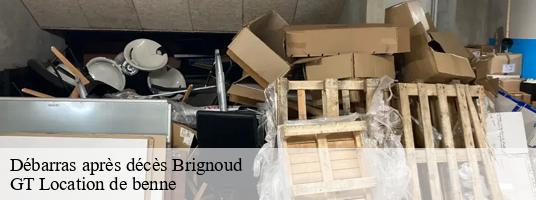 Débarras après décès brignoud-38190 GT Location de benne