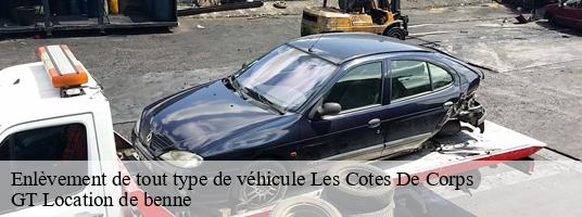 Enlèvement de tout type de véhicule les-cotes-de-corps-38970 GT Location de benne