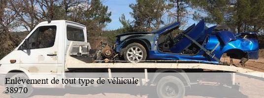 Enlèvement de tout type de véhicule les-cotes-de-corps-38970 GT Location de benne