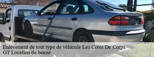 Enlèvement de tout type de véhicule les-cotes-de-corps-38970 GT Location de benne