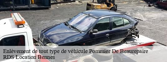 Enlèvement de tout type de véhicule pommier-de-beaurepaire-38260 RDS Location Bennes