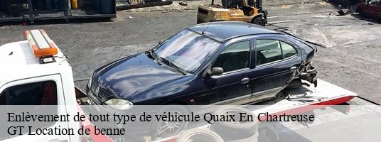 Enlèvement de tout type de véhicule quaix-en-chartreuse-38950 GT Location de benne