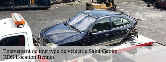 Enlèvement de tout type de véhicule saint-geoirs-38590 RDS Location Bennes