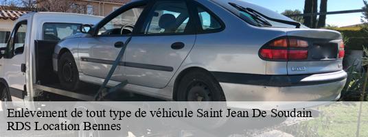 Enlèvement de tout type de véhicule  saint-jean-de-soudain- RDS Location Bennes 
