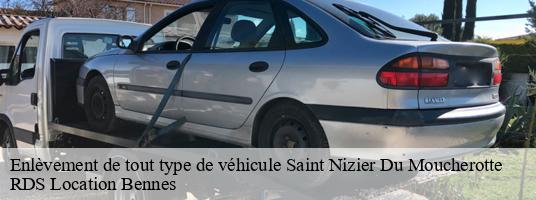 Enlèvement de tout type de véhicule saint-nizier-du-moucherotte- RDS Location Bennes